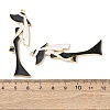 Alloy Enamel Big Pendants ENAM-K076-20B-4