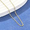 Brass Cable Chains Necklace for Women NJEW-P265-08G-1