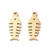 304 Stainless Steel Pendants STAS-E159-08G-1