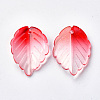 Transparent Spray Painted Glass Pendants X-GLAA-S054-006B-03-2