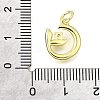 Brass Micro Pave Cubic Zirconia Pendants KK-V007-23G-3