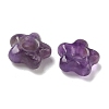 Natural Amethyst European Beads G-C252-02G-2