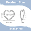 24Pcs Zinc Alloy Spring Gate Clasps FIND-HS0001-40P-2
