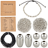 DIY Morse Code Beaded Bracelet Necklace Making Kit DIY-SC0024-46A-1