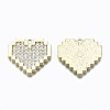 Alloy Crystal Rhinestone Pendants X-PALLOY-T067-181LG-RS-2