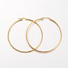 Ion Plating(IP) 304 Stainless Steel Hoop Earrings LS-EJEW-N0016-11G-L-1