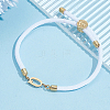 1pc Adjustable Nylon Cord Slider Bracelets for Women BJEW-LP0001-33Q-G-3