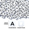 Acrylic Horizontal Hole Letter Beads OACR-YW0002-08-3