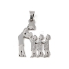 Non-Tarnish Mother's Day 304 Stainless Steel Pendants STAS-U002-03P-1