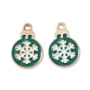 Alloy Enamel Pendants ENAM-D306-01G-1