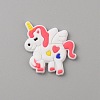 PVC Plastic Cabochons SIL-WH0019-16A-1