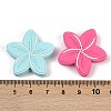 Flower Food Grade Silicone Focal Beads SIL-A011-02F-3