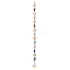 Chakra Natural & Synthetic Gemstone Chip Hanging Suncatchers HJEW-JM02361-1