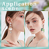 20Pcs Brass Stud Earring Findings KK-BBC0027-57-5