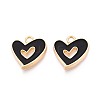 Alloy Enamel Pendants PALLOY-T092-27G-01-1