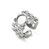 304 Stainless Steel Cuff Ring Components SA-CBA37BC-17A-P-1