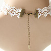 Lace Choker Necklaces X-NJEW-N0052-345-3