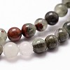 Natural African Bloodstone Beads Strands G-G735-32-6mm-3