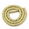 Handmade Polymer Clay Beads Strands CLAY-R089-6mm-019-2