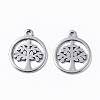 Non-Tarnish 201 Stainless Steel Charms LS-X-STAS-T050-020P-1