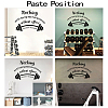 PVC Quotes Wall Sticker DIY-WH0200-054-3