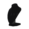 MDF Covered with Velveteen Bust Shaped Necklace Display Stands ODIS-S015-01A-2
