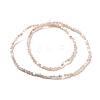 Electroplate Glass Beads Strands GLAA-E036-04C-3