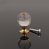 Metal & Natural Quartz Crystal Drawer Knobs PW-WG57F80-05-1