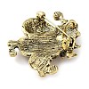Christmas Alloy Colorful Rhinestone Brooches JEWB-U009-10A-2
