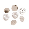 50Pcs Iron Butterfly Clutches Pin Backs IFIN-H066-01P-1