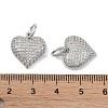 Brass Micro Pave Cubic Zirconia Pendant KK-H477-03P-3