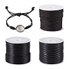 3 Rolls 3 Styles Nylon & Waxed Polyester Cord DIY-TA0015-03B-1