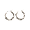 201 Stainless Steel Hoop Earrings EJEW-Q026-14P-A-2