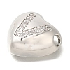 Rack Plating Brass Micro Pave Cubic Zirconia Pendants KK-I722-04P-V-2