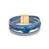 Imitation Leather Multi-strand Bracelets WG5641E-08-2