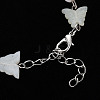 Butterfly Natural New Jade Beaded Bracelets for Girl Women BJEW-S145-002A-9