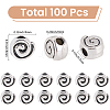 100Pcs Tibetan Style Alloy Beads TIBEB-SC0001-65-2