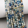 Natural Blue Azurite Beads Strands GG-CBA9631-D15-01-1