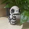 Halloween Theme Skull Snail Resin Display Decorations PW-WG7B7FE-01-4