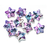 Glass Charms GLAA-WH0025-45-1