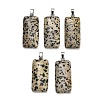 Natural Dalmatian Jasper Pendants GG-CBAA0EE-01P-09-1