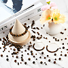 100Pcs Round Natural Tiger Eye Beads G-SP0001-21C-5