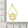 304 Stainless Steel Connector Charms STAS-Q255-01G-3