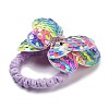 Paillette Cloth Felt Fabric  Hair Ties OHAR-R100-03B-3