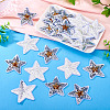 24Pcs 2 Styles Polyester Heat Transfer Vinyl Sheets PATC-TA0001-23-6