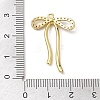 Rack Plating Brass Micro Pave Clear Cubic Zirconia Pendants LS-KK-H463-12G-3