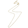 Ion Plating(IP) 304 Stainless Steel Curb Chain Necklace for Men Women X-NJEW-M200-02G-1