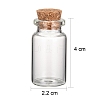 Glass Jar Glass Bottles X4-AJEW-H004-7-1-3