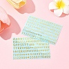 3PCS Brass Self-Adhesive Picture Stickers DIY-SF0008-10-8