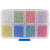 Mixed 12/0 Round Glass Seed Beads SEED-PH0006-2mm-05-7